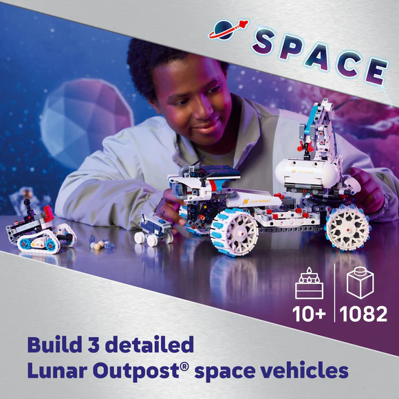 LEGO® Technic™ Lunar Outpost® Moon Rover Space Vehicle Set STEM Toy 42211