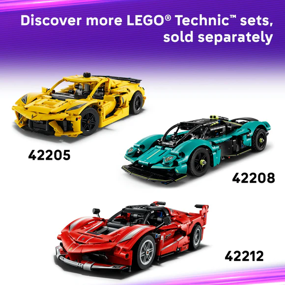 LEGO® Technic™ Lamborghini Revuelto Super Sports Car STEM Remote-Control Kit 42214