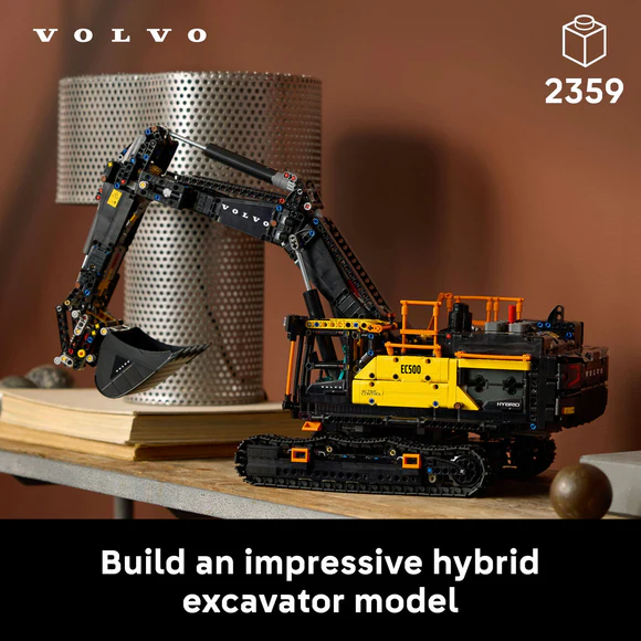 LEGO® Technic™ Volvo EC500 Hybrid Excavator Set for Adults 42215