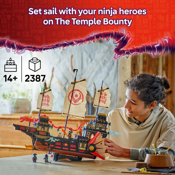 LEGO® NINJAGO® The Temple Bounty Ship Toy Building Kit 71848