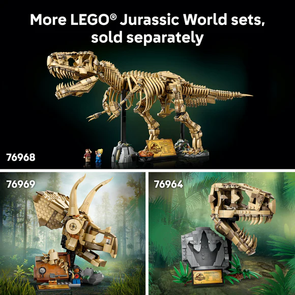 LEGO® Jurassic World Dinosaur Fossils: Tyrannosaurus rex Model Building Set 76968