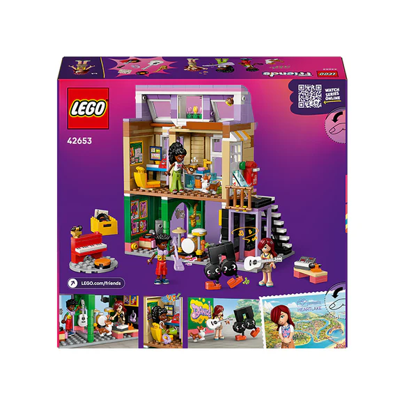 LEGO® Friends Music Store & Apartment Building Set Pretend-Play Toy 42653