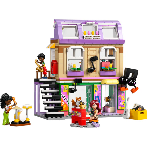 LEGO® Friends Music Store & Apartment Building Set Pretend-Play Toy 42653