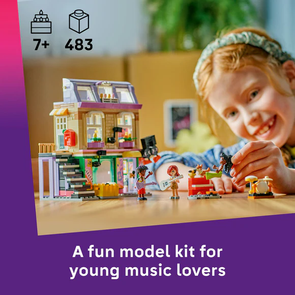 LEGO® Friends Music Store & Apartment Building Set Pretend-Play Toy 42653
