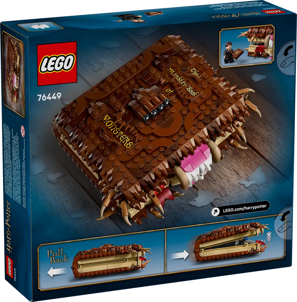 LEGO® Harry Potter™ Chomping Monster Book of Monsters, Wizard Toy 76449