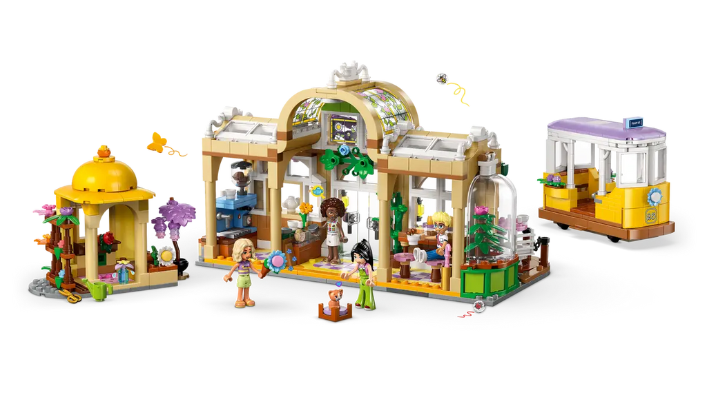 LEGO® Friends Plant Café & Flower Shop Building Kit Pretend-Play Set 42671