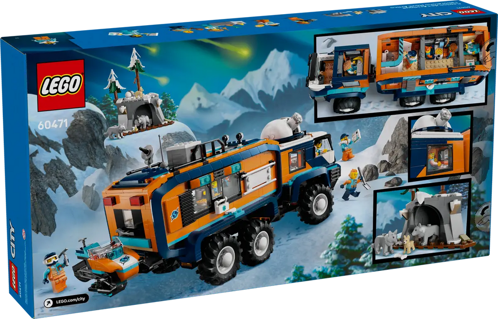 LEGO® City Arctic Explorer Science Lab Truck Toy Building Set 60471