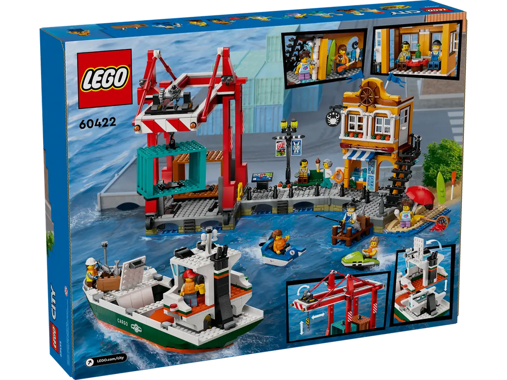 60422 LEGO City Seaside Harbor with Cargo Ship