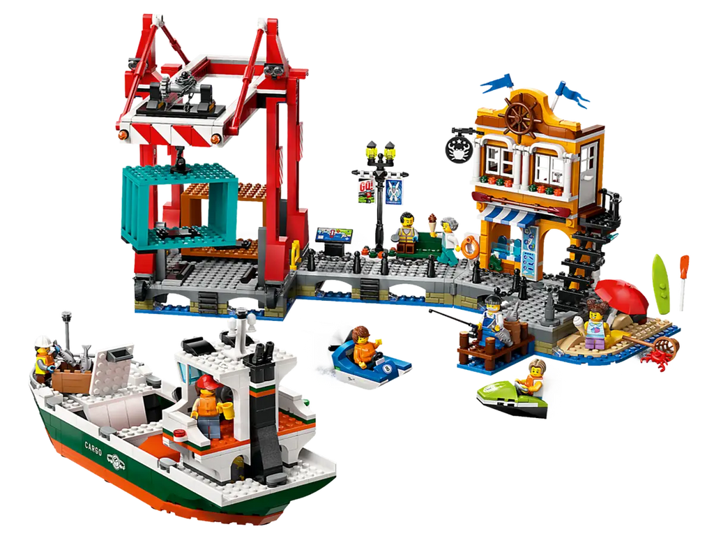 60422 LEGO City Seaside Harbor with Cargo Ship