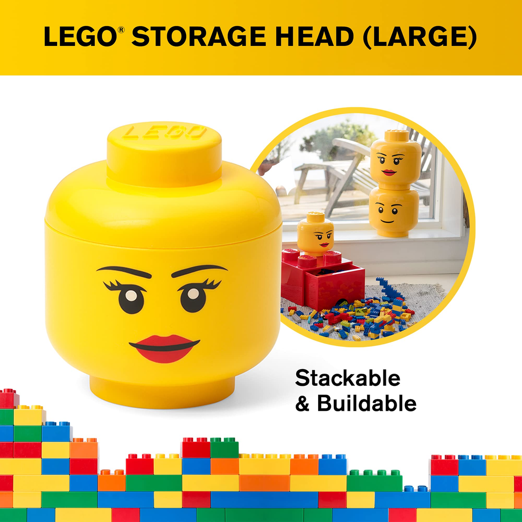 LEGO Large Iconic Storage Head Girl
