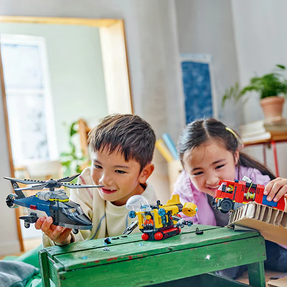 LEGO® City Helicopter, Fire Engine & Submarine Remix 60462