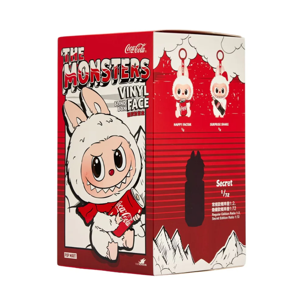 LABUBU Pop Mart Labubu The Monsters Coca Cola Series Happy Factor Vinyl Plush Figure blind box