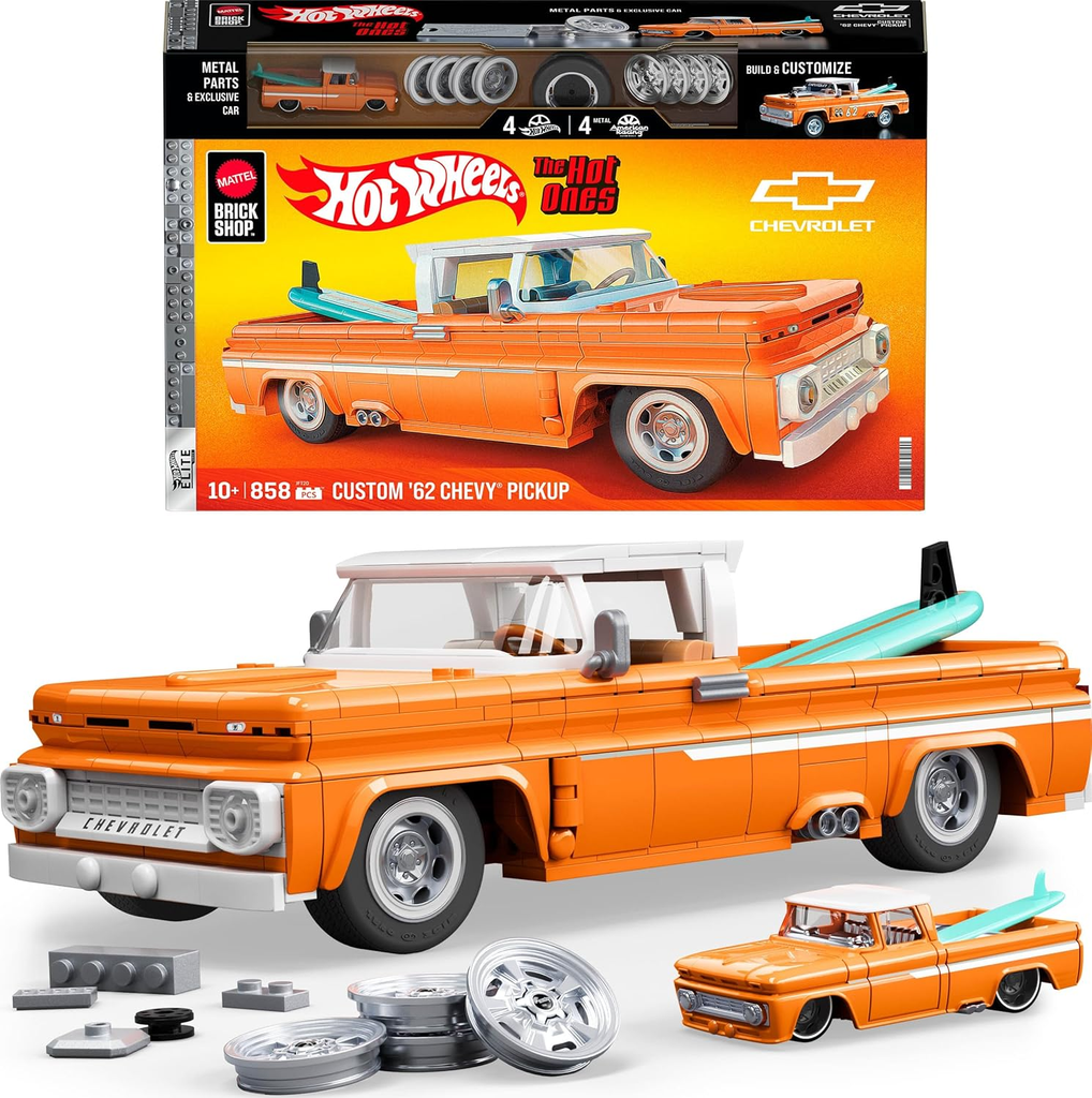 Mattel Brick Shop Hot Wheels Custom ’62 Chevy Pickup