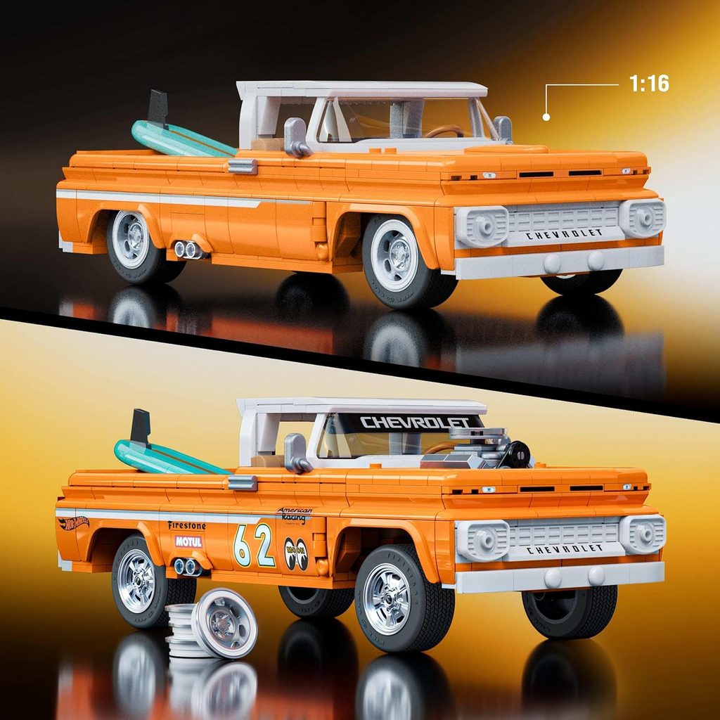 Mattel Brick Shop Hot Wheels Custom '62 Chevy Pickup – Pops Toys