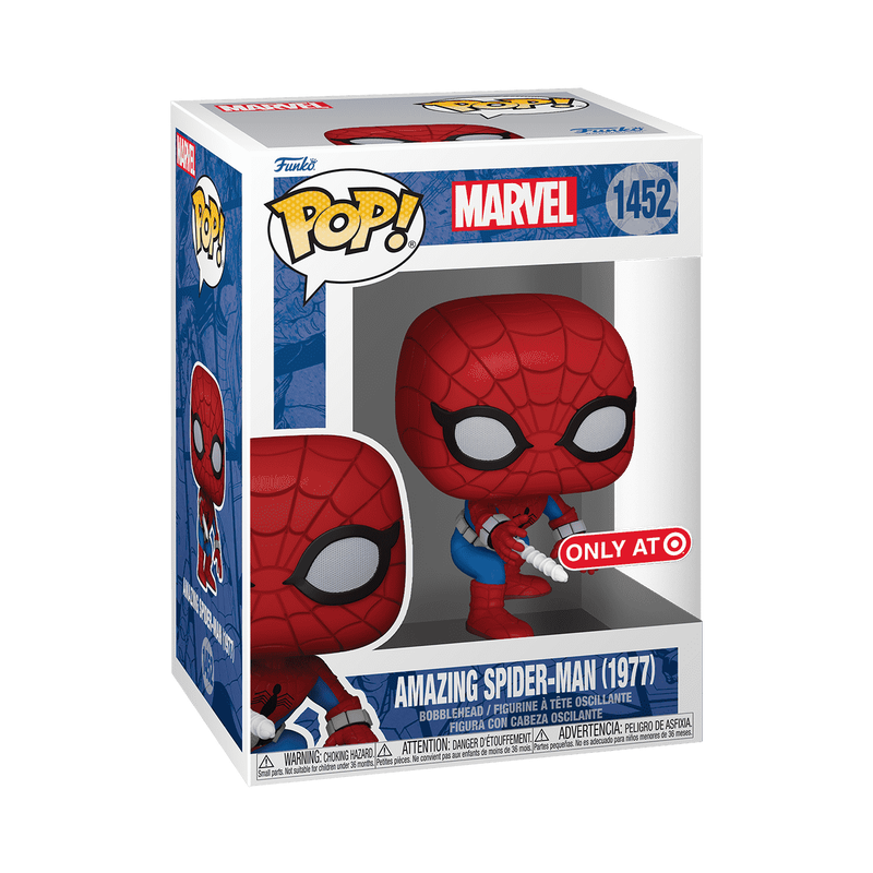 1452 Funko POP! Marvel's Spider-Man (1977) tHE AMAZING SPIDER-MAN  home made suit