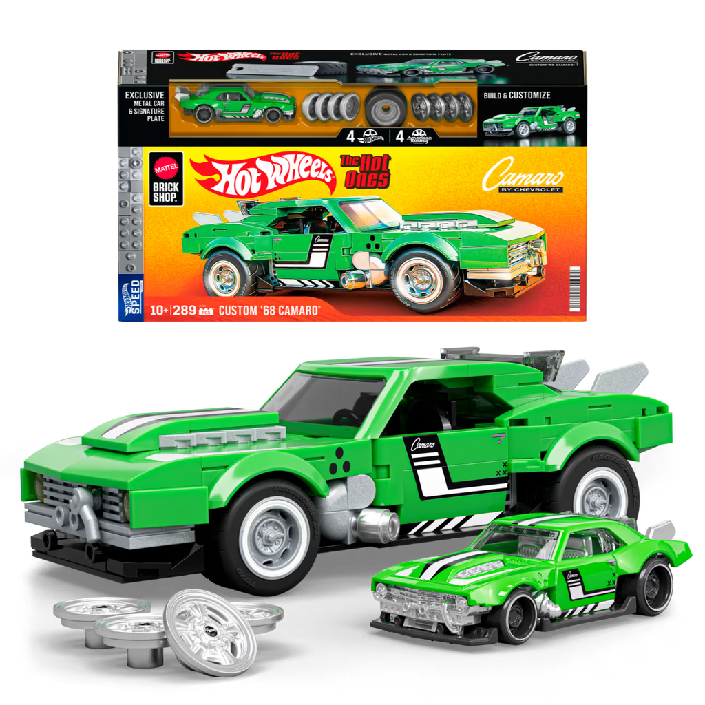 Mattel Brick Shop Hot Wheels Custom '68 Camaro 289 pieces