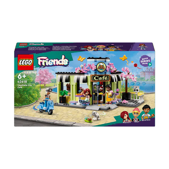 LEGO 42618 Friends Heartlake City Café Building Toy Set