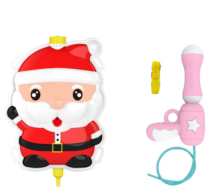 Santa Claus Pink Water Gun Back Pack