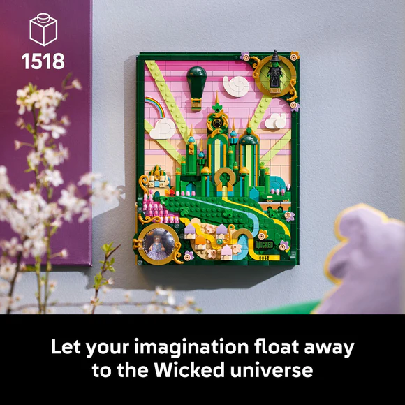 LEGO® Wicked Emerald City Wall Art 75685