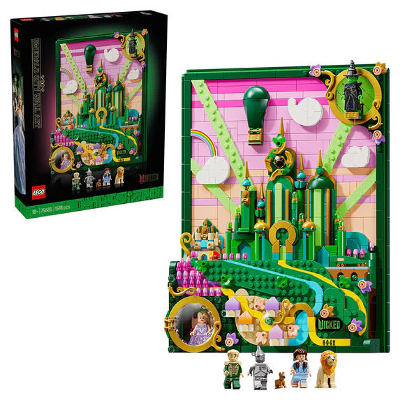 LEGO® Wicked Emerald City Wall Art 75685