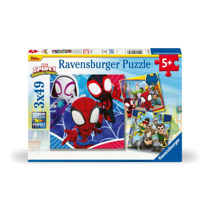 RAVENSBURGER 3X49PC SPIDEY AND FRIENDS