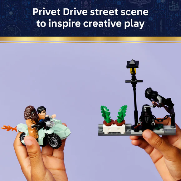 LEGO® Harry Potter™ Hagrid™ & Harry's Privet Drive Escape 76459