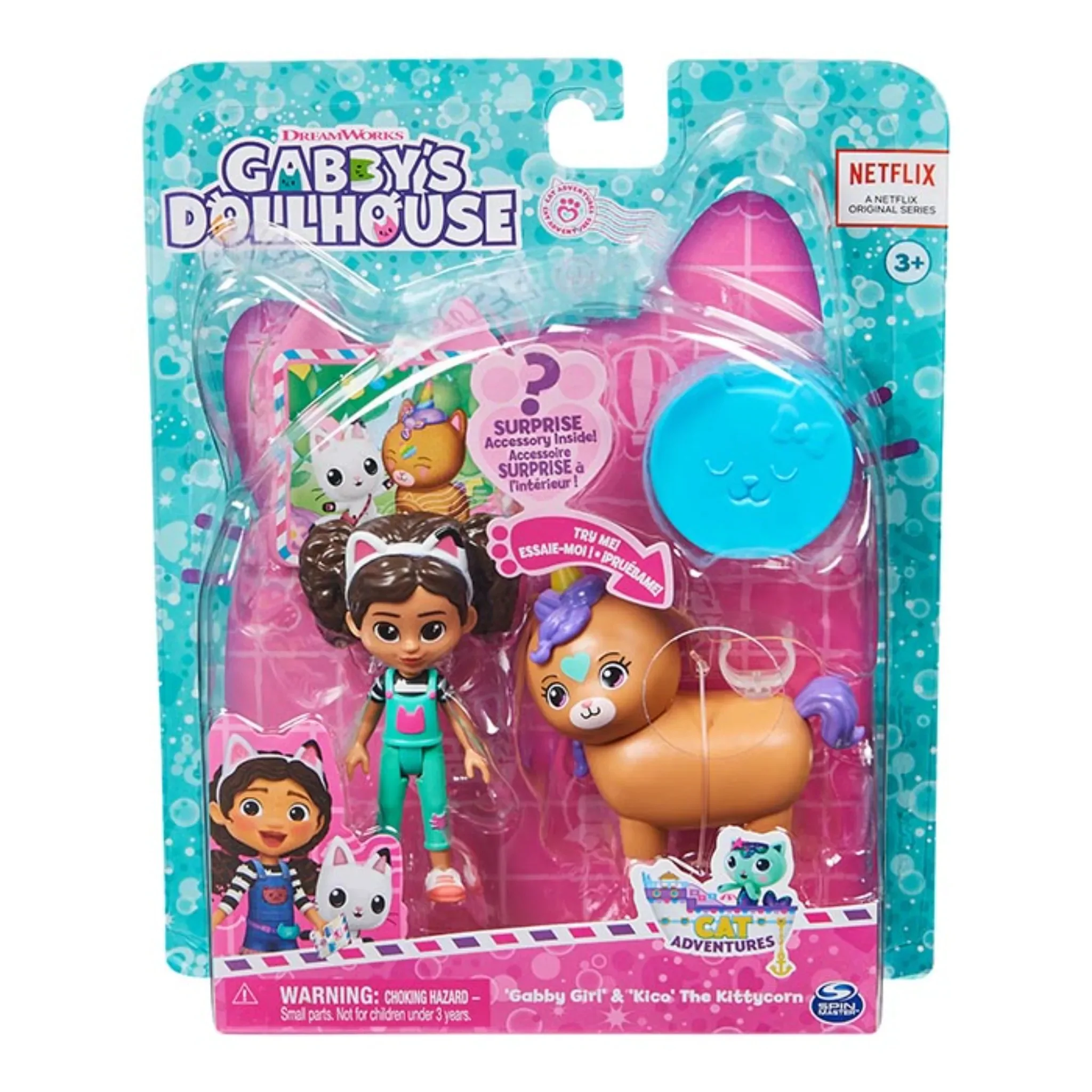 Gabby限定。bewet ロングジョン Gabby's Dollhouse The Brave & Dragon cat-tivity pk – Pops Toys