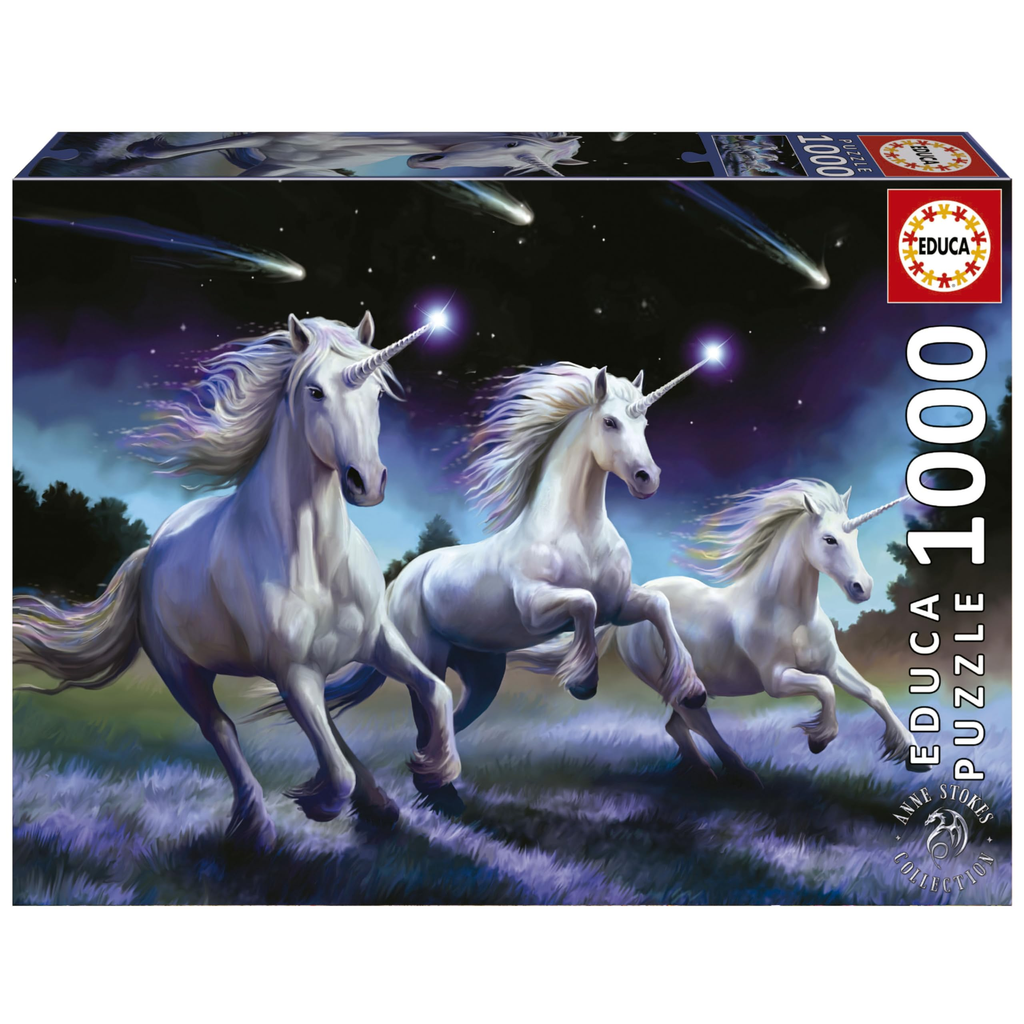 Educa 1000pce Puzzle unicorns shooting stars – Pops Toys