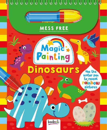 Book Magic painting Dinosaurs