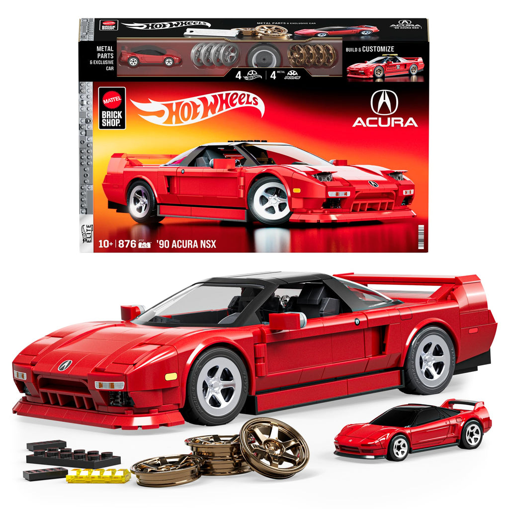 Mattel Brick Shop Hot Wheels Acura 90 NSX