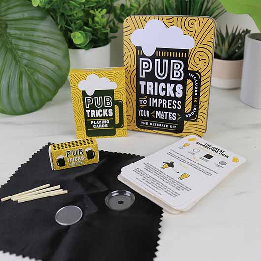 Pub Tricks Tin Fun Kit Cards For Adult's