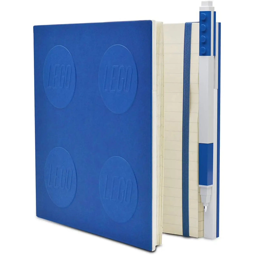 LEGO Locking Notebook with Gel Pen Blue (Dotted Pages)