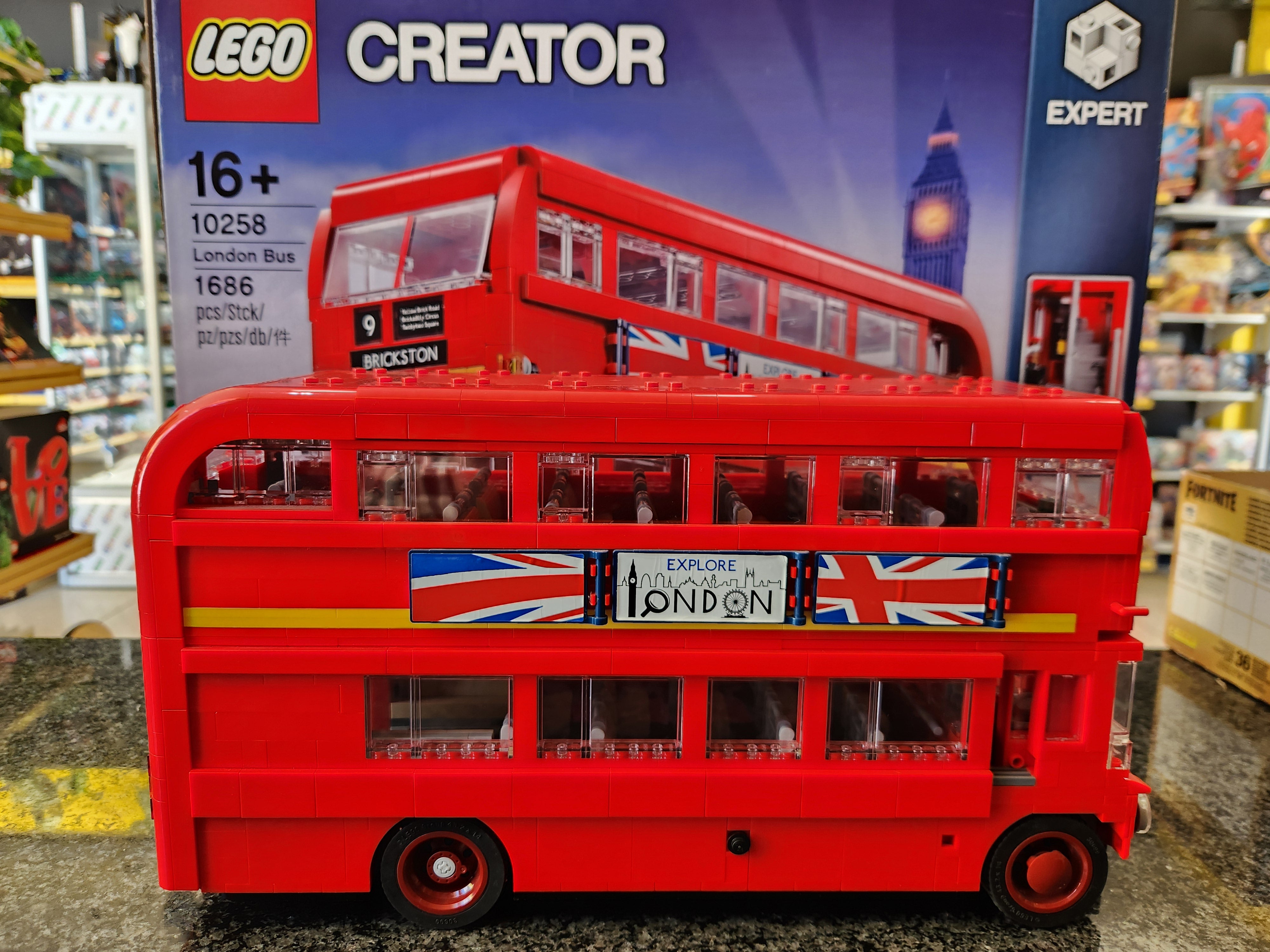 BUILT LEGO® 10258 LONDON BUS – Pops Toys - Main Image