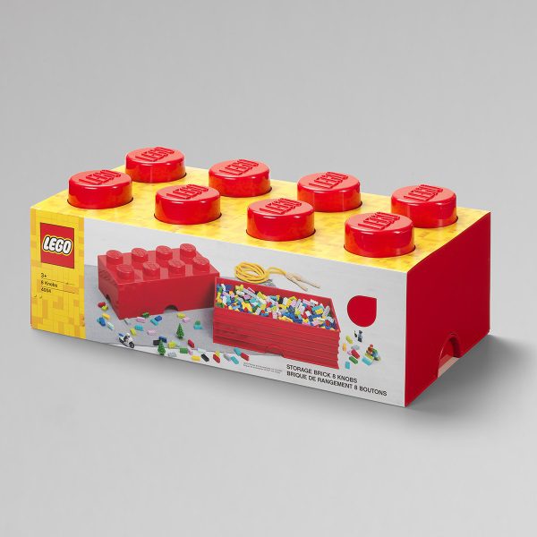 4004 LEGO 8 Storage Brick Red
