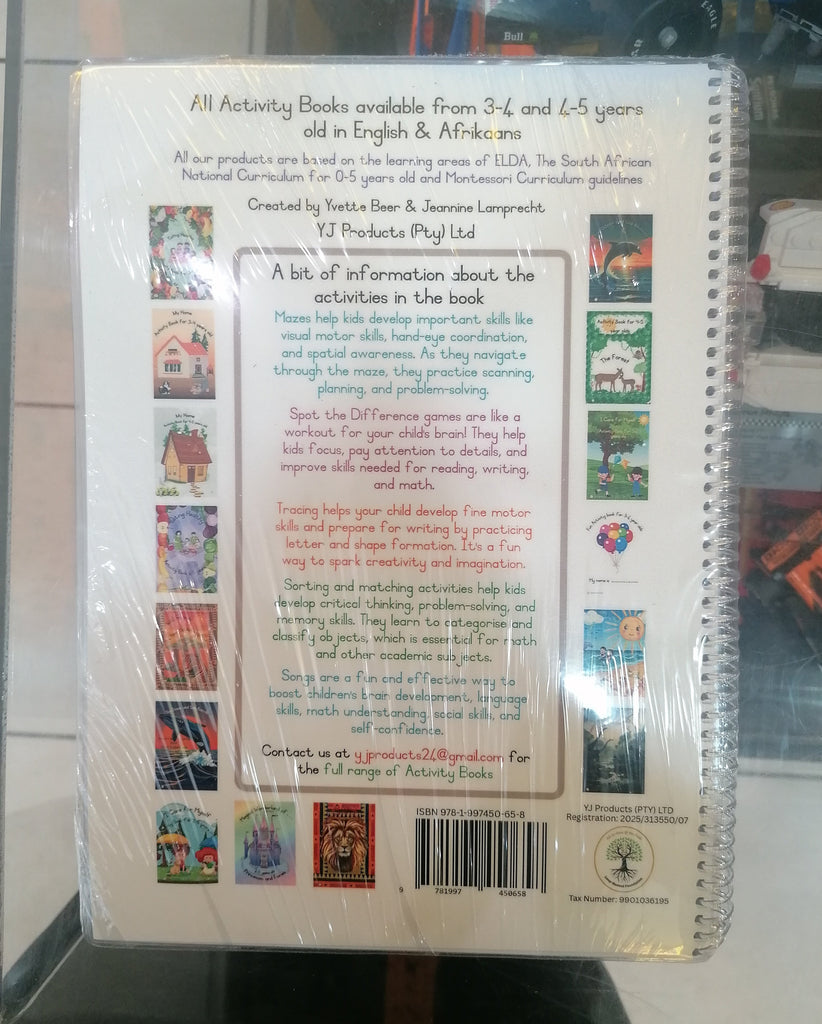 Exciting Activity Book for 4-5 Year Olds