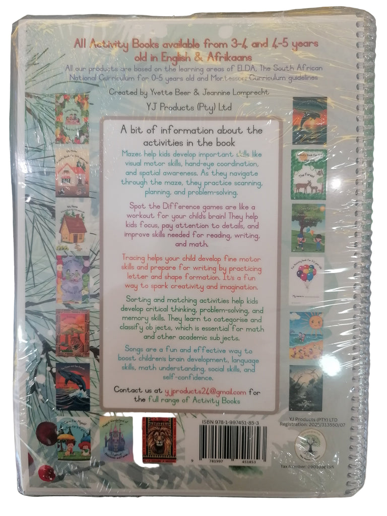 Christmas Advent Activity Book 4-5 Years