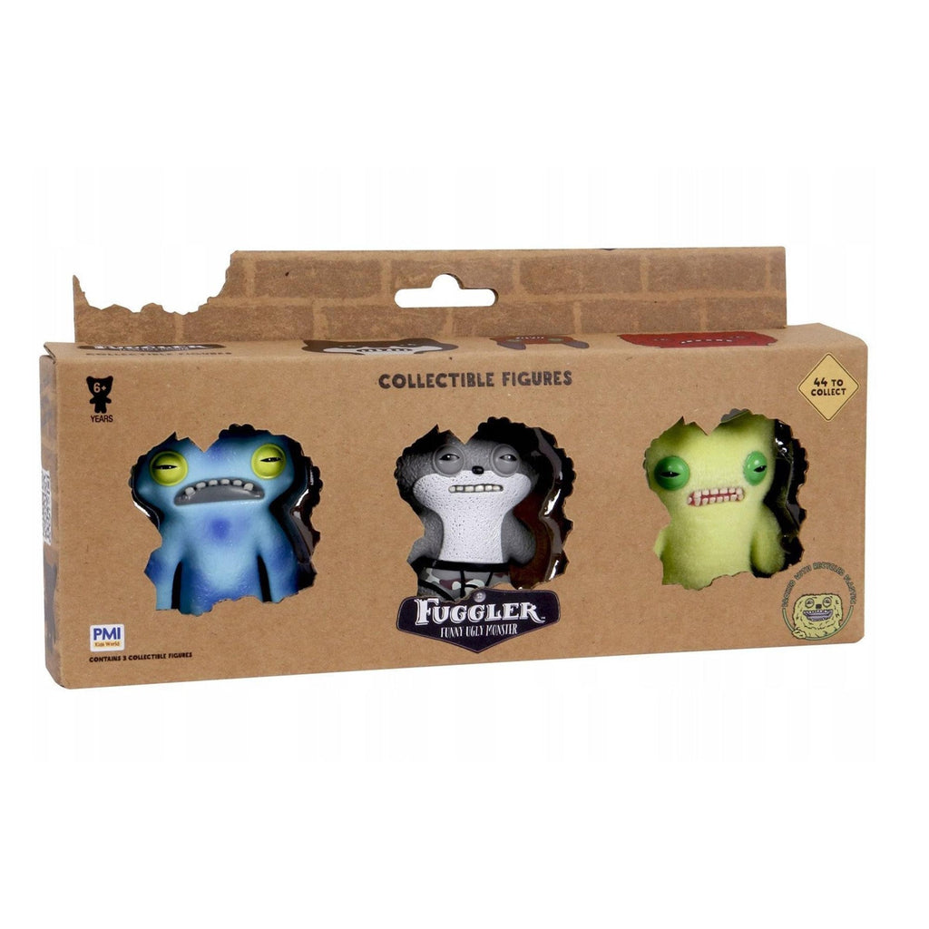 Fuggler Collectible Figures 3 pack window box Asst Each