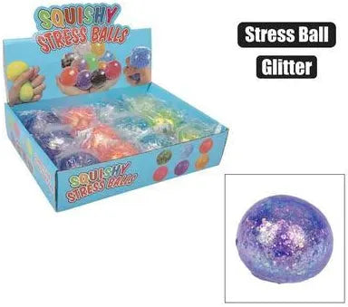 Novelty Stress Ball - With Glitter