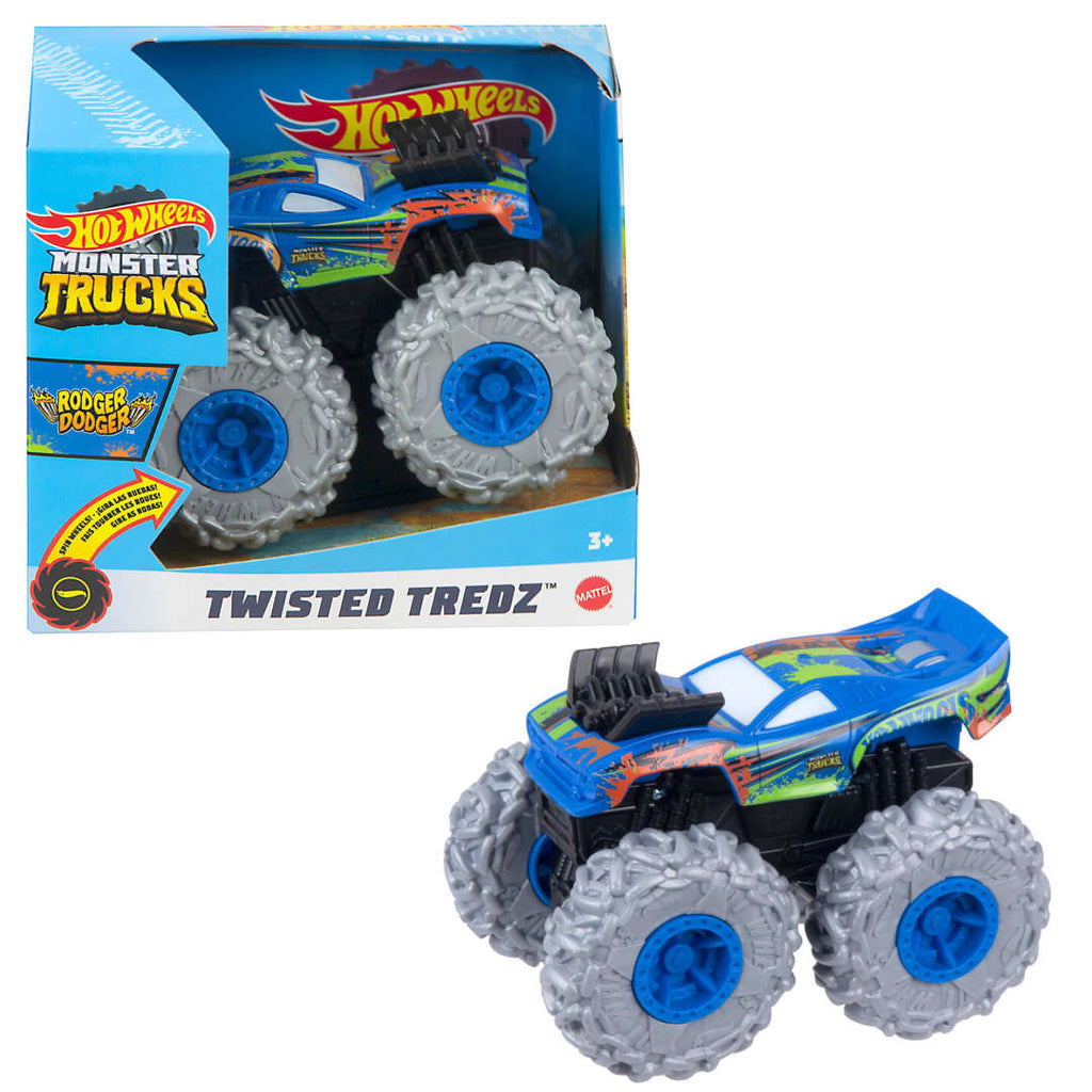 Hot Wheels Monster Trucks Twisted Tredz Asst Each