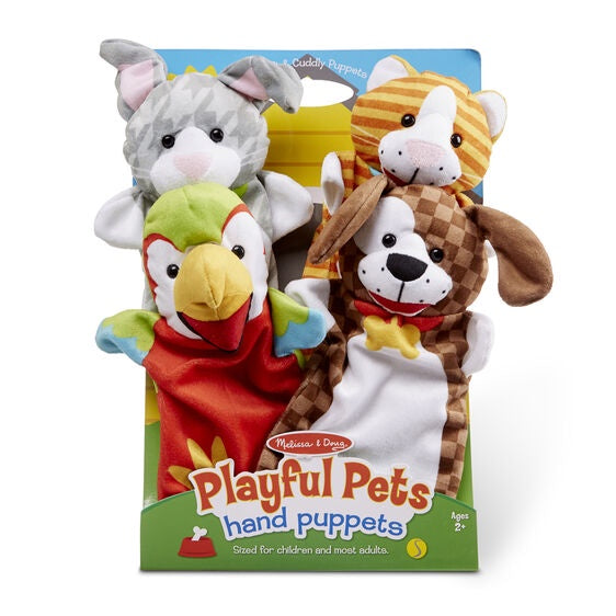 9084 Melissa & Doug Playful Pets Hand Puppets