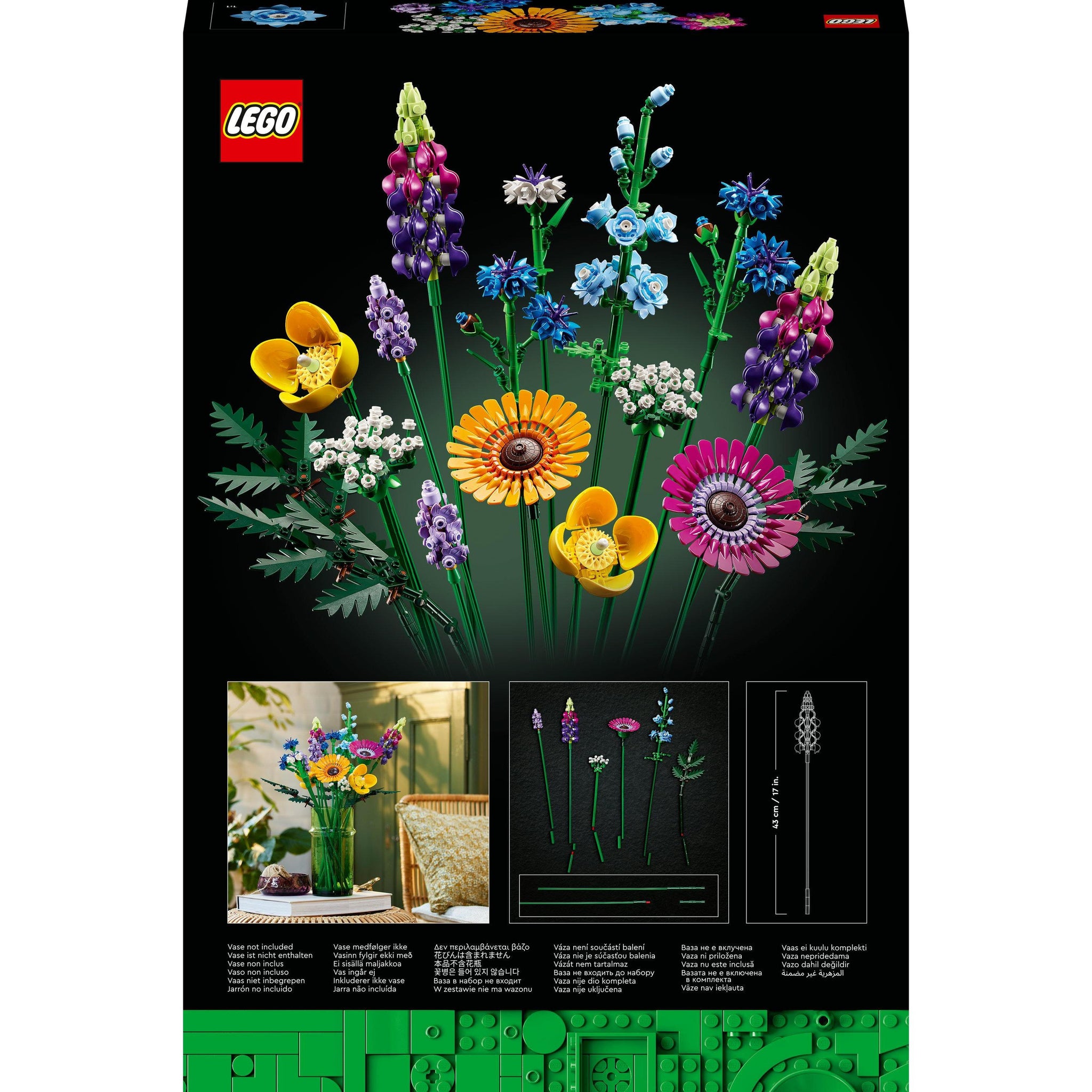 LEGO® ICONS Wildflower Bouquet Building Set 10313 – Pops Toys