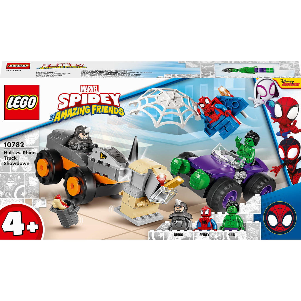 LEGO® Marvel Spidey And His Amazing Friends Hulk vs. Rhino Truck Showdown 10782