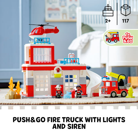 10970 LEGO DUPLO Fire Station & Helicopter