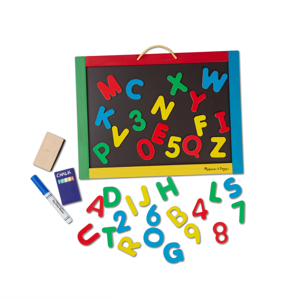 145 Melissa & Doug Magnetic Chalkboard and Dry-Erase Board