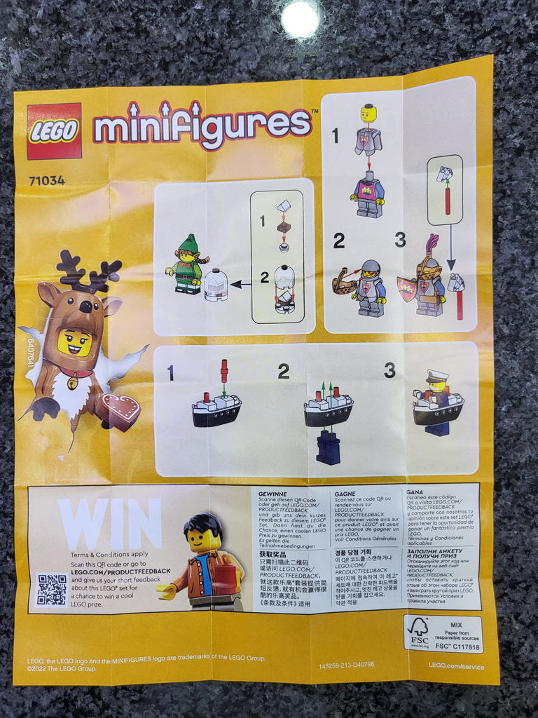 71034 LEGO Minifigures Series 23 Full set
