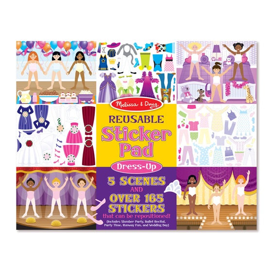 4198 Melissa & Doug Reusable Sticker Pad - Dress-Up