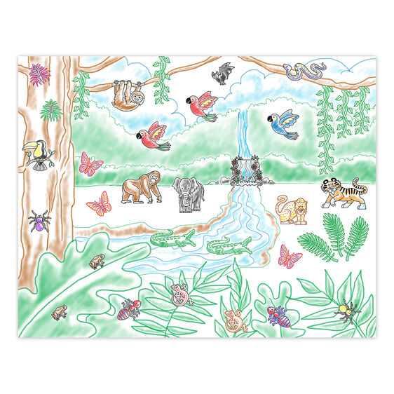 2423 Melissa & Doug Stamp a Scene Rainforest