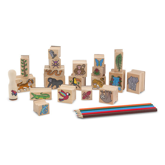 2423 Melissa & Doug Stamp a Scene Rainforest