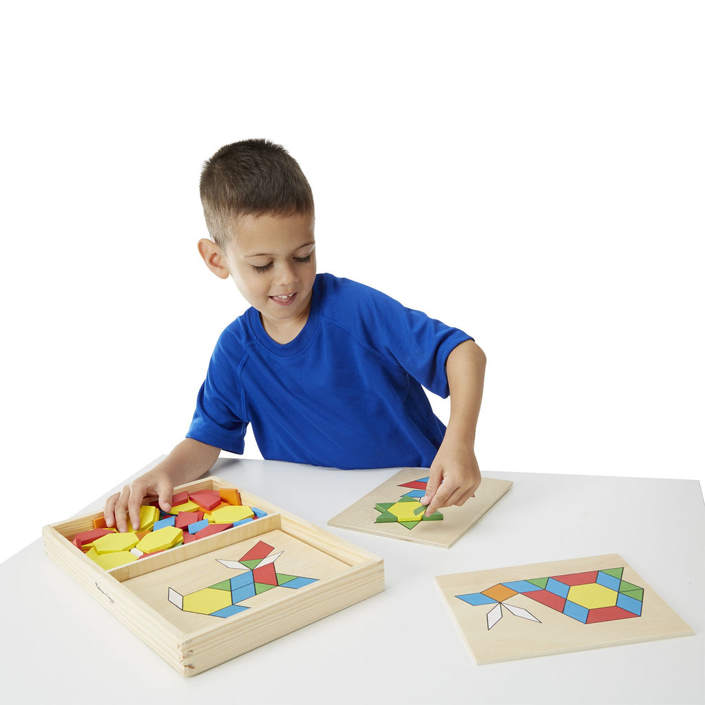 29 Melissa & Doug Pattern Blocks and Boards