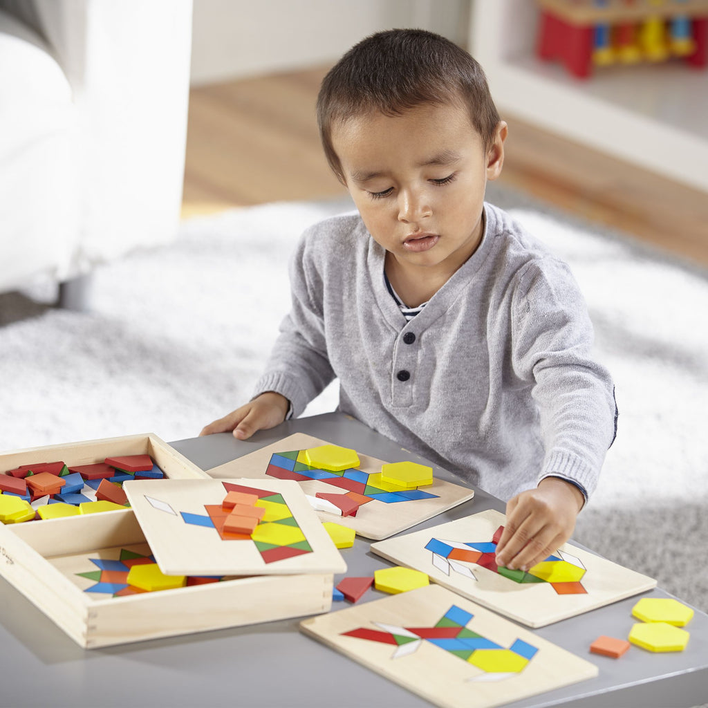 29 Melissa & Doug Pattern Blocks and Boards